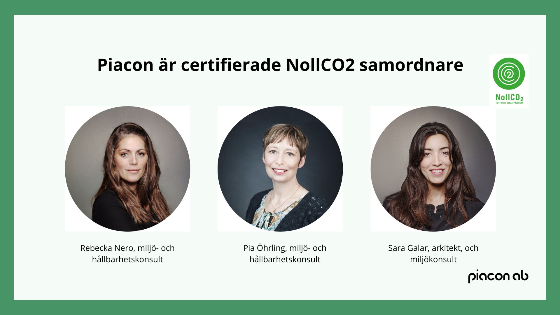 Piacon AB är certifiering av NollCo2!